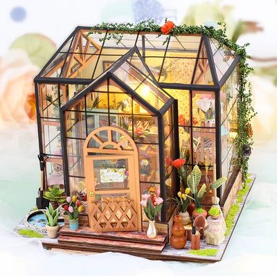 DIY miniature flower shop