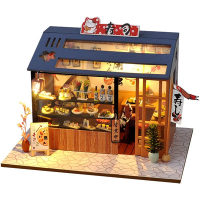 DIY miniature sushi restaurant