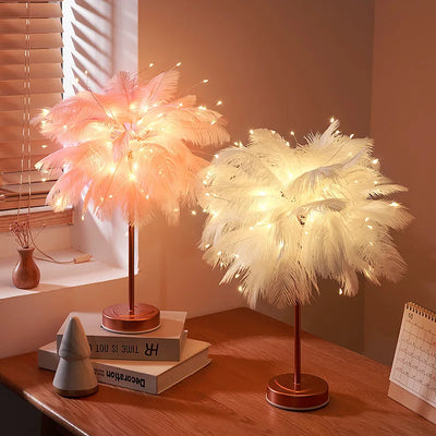 Feather Lamp